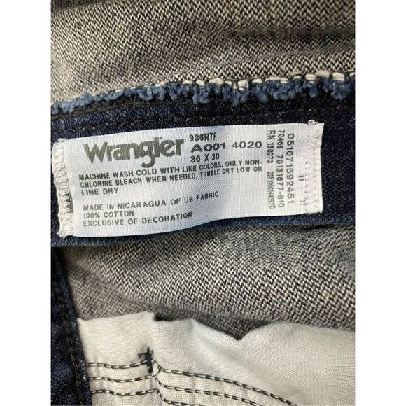 Wrangler Cowboy Cut Slim Fit Jeans Size 36x30 - Picture 6 of 6
